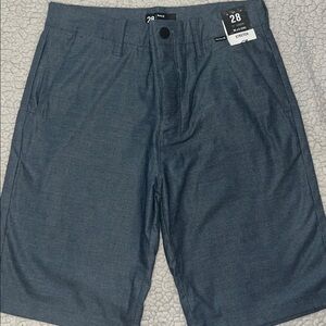Hurley Dark Gray Flat Front Shorts